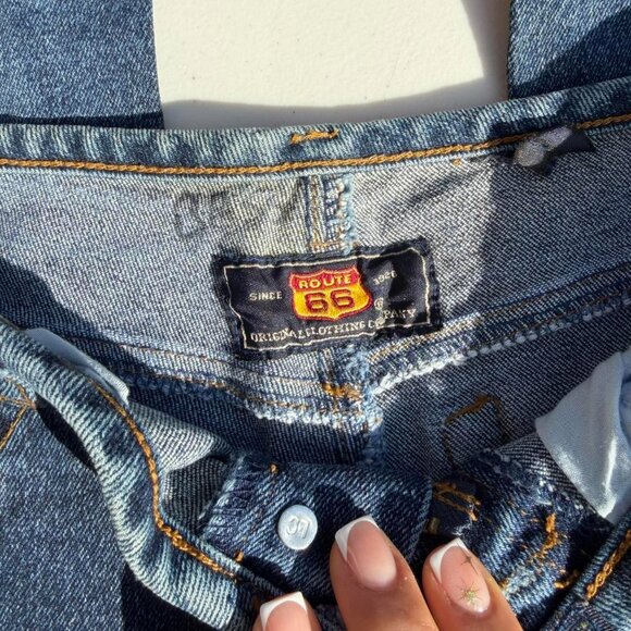 Vintage Route 66 Low-Rise Bootcut Glitter Jeans - Picture 4 of 6